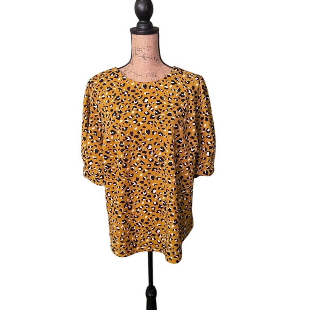 Melloday Leopard Print Blouse